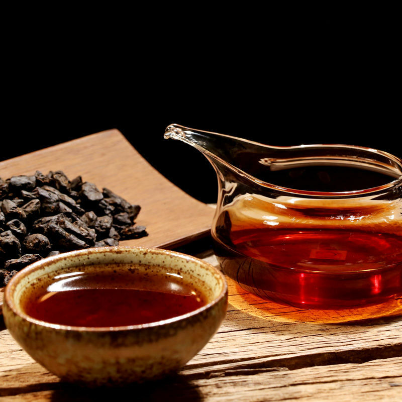 HelloYoung Chinese Pu'er Tea Glutinous Rice Fragrance Pu-Erh Black Tea Cooked Puer Tea 250g