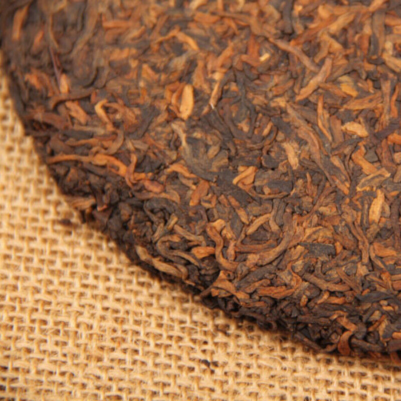HelloYoung Palace Golden Bud Puerh Tea Cake Chinese Black Tea Natural Pu-Erh Ripe Tea 357g