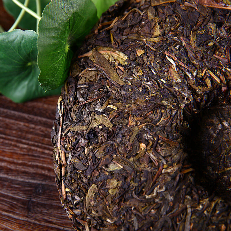 HelloYoung Organic Green Food China Yunnan Puerh Tea Cake Cha Puer Menghai Sheng Tea 357g