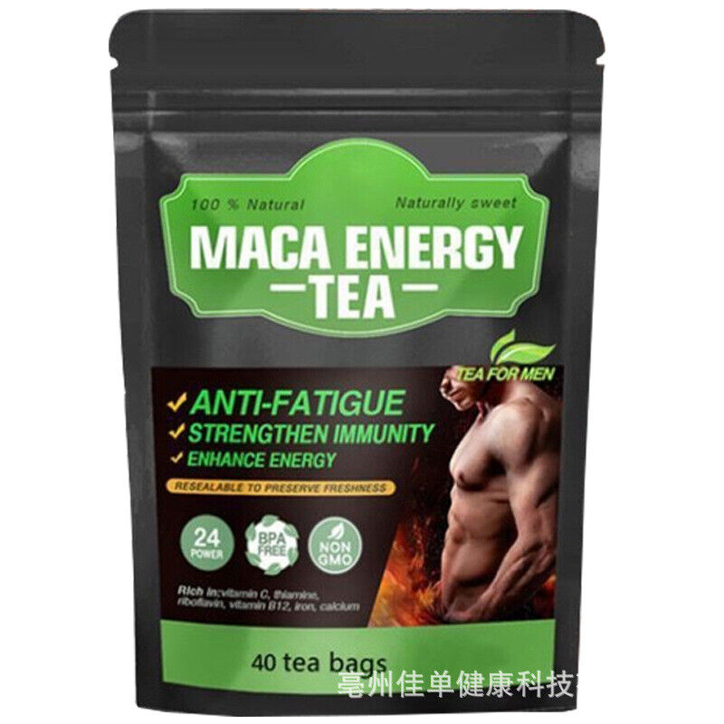 Refreshing and Healthy Latest Natural Maca Energy Man Tea 40 Tea Bags
