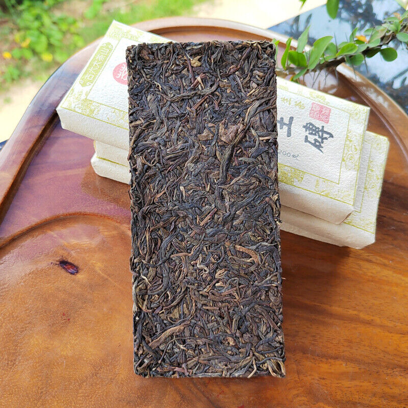 HelloYoung Yiwu Original Old Tree Tea Brick Healthy Drink Top-Grade Pu'er Tea Brick 200g