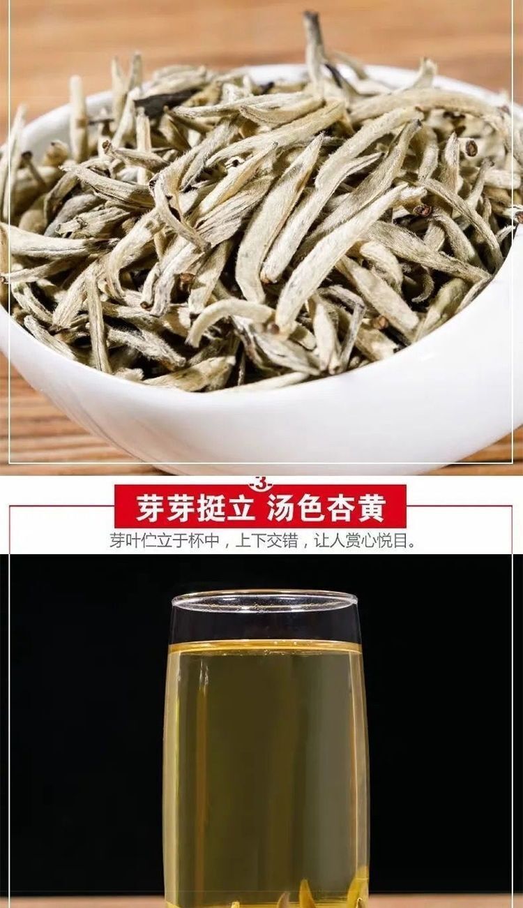 HelloYoung 30g/can white ho silver needle fragrance honey charm clear refreshing white tea