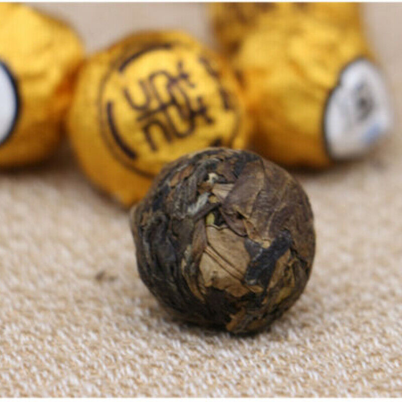 HelloYoung Aged Shou Mei Longevity Eyebrow White Tea Ball Shou Mei Tea Organic Ball-shaped