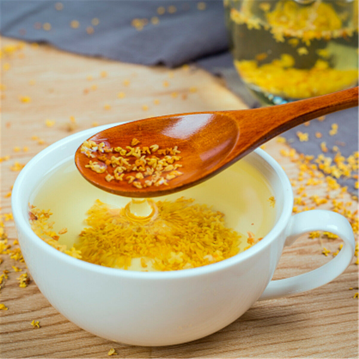 HelloYoung Sweet Osmanthus Flower Tea Herbal Tea Flower Green Tea Flos Osmanthus Fragrantis