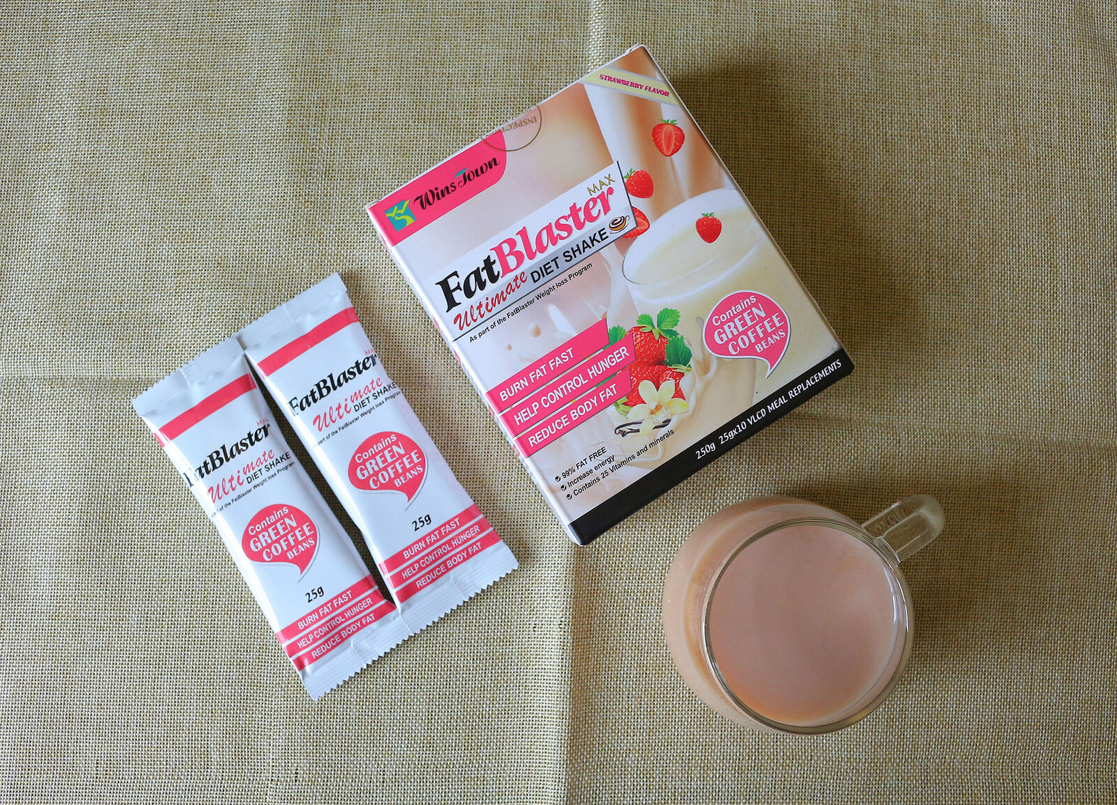 Fat Blaster Weight Loss Control Food Supplement Meal Replacement Powder Coffee