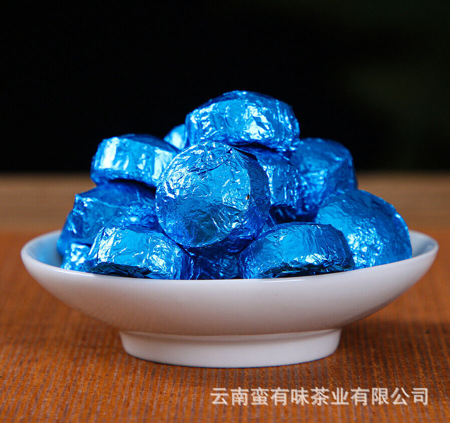 500g Yunnan Pu'er Tea Mini Seven Colored Small Golden Tuo Nuoc Xiang Ripe Tuo