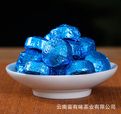 500g Yunnan Pu'er Tea Mini Seven Colored Small Golden Tuo Nuoc Xiang Ripe Tuo
