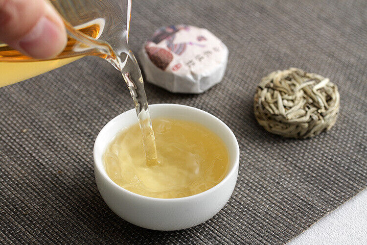 HelloYoung 500g Yunnan Pu'er Tea Pressed White Hairs Silver Needle Small Cakes Mini Tuo Tea