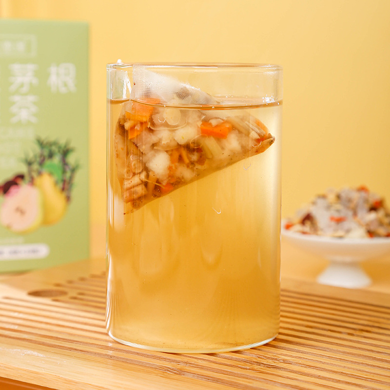 HelloYoung Bamboo Cane and Roots of Snow Pear Tea Triangle Bag No-boil Tea Bags 80g
