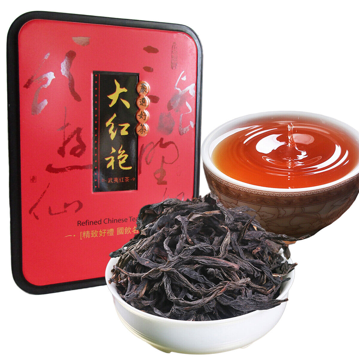 HelloYoung Black Tea Loose LeafOrganic Da Hong Pao Tea Top Grade Dahongpao Oolong Tea 100g