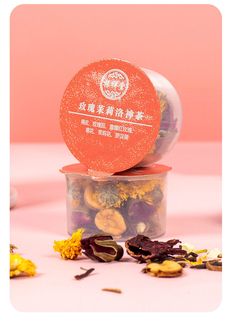 HelloYoung Rose Jasmine Luo Shen Tea Rose Eggplant Flower Tea Canned Health Tea Vital Tea