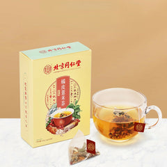 HelloYoung Orange Peel and Barley Tasty Herbal Tea Tongrentang Organic Healthy Drink 5g*30