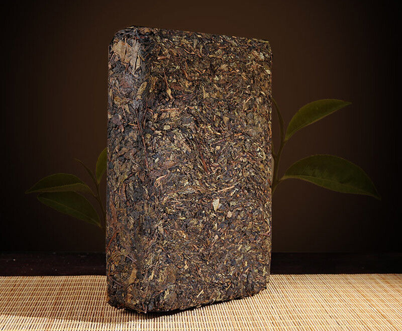 HelloYoung Hunan Anhua Baishaxi Fu Yuan Dark Tea Golden Flower Fu Zhuan Dark Tea 750g