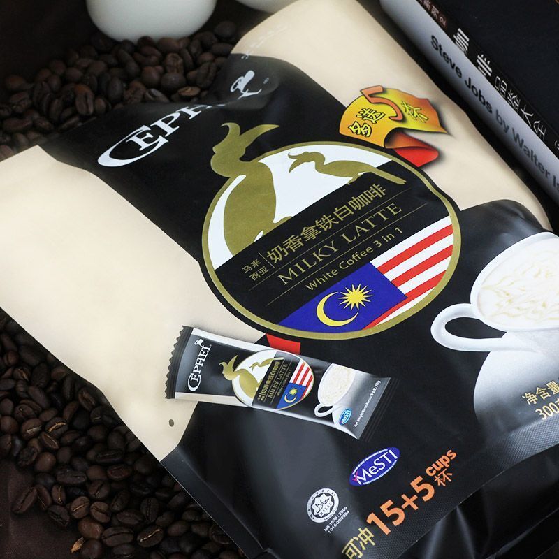 Malaysia 3 in 1 White Coffee Milk Latte Cappuccino Instant Coffee