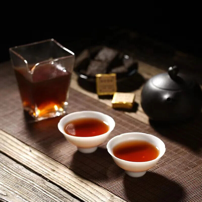 Mini Tuocha Original High Fragrance Aged Pu'er Ripe Tea Small Gold Brick 500g