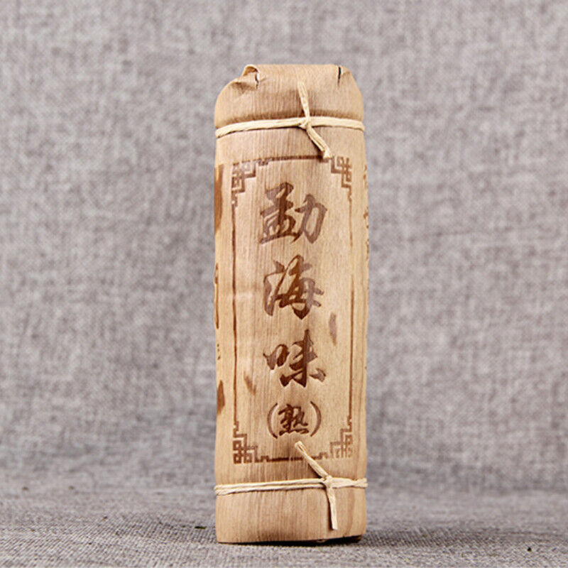 HelloYoung Column Tea Cake Ripe Tea Fermented Craft Tea Top-grade Small Pu'er Tea 200g