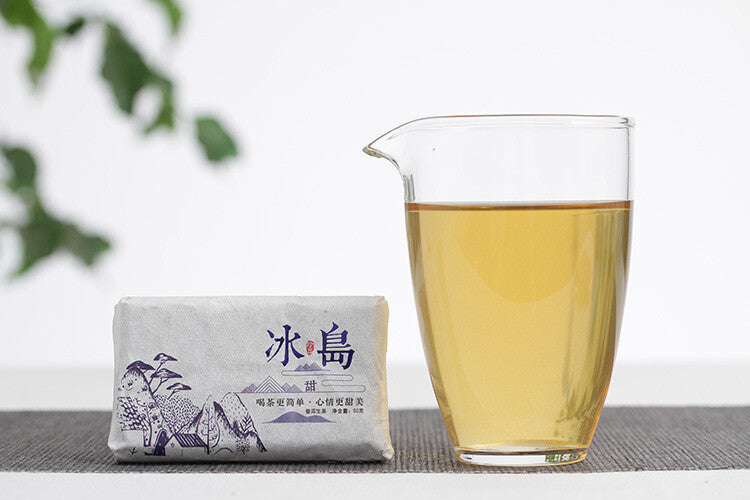 Icelandic Sweet Old Tree Puerh Raw Tea Brick 50g Yunnan Puerh Tea