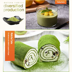 HelloYoung Organic Sweet Matcha Green Tea Powder Cafe Style Blend 16 oz