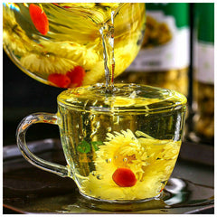 HelloYoung Canned Organic Fetus Chrysanthemum Tea Chinese Natural Top Flower Herbal Tea 35g