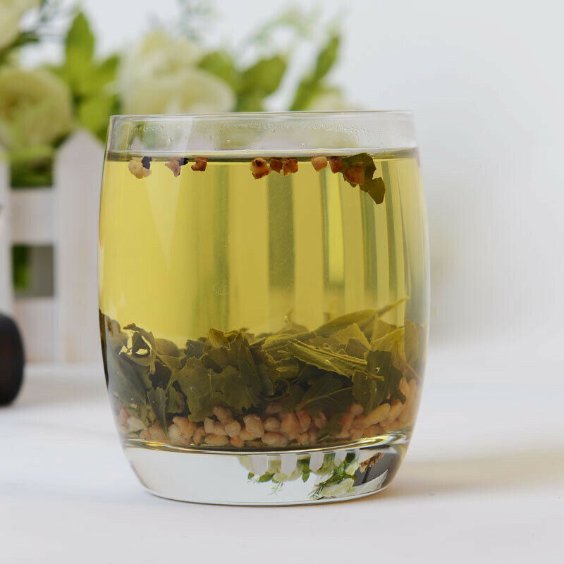 HelloYoung Chinese Organic Herbal Tea Cha Tea Healthy Drink Top Brown Rice Green Tea 100g