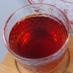 HelloYoung Tongqinghao Pu'er Tea Chinese Black Tea High Quality Pu-Erh Ripe Tea Cake 357g
