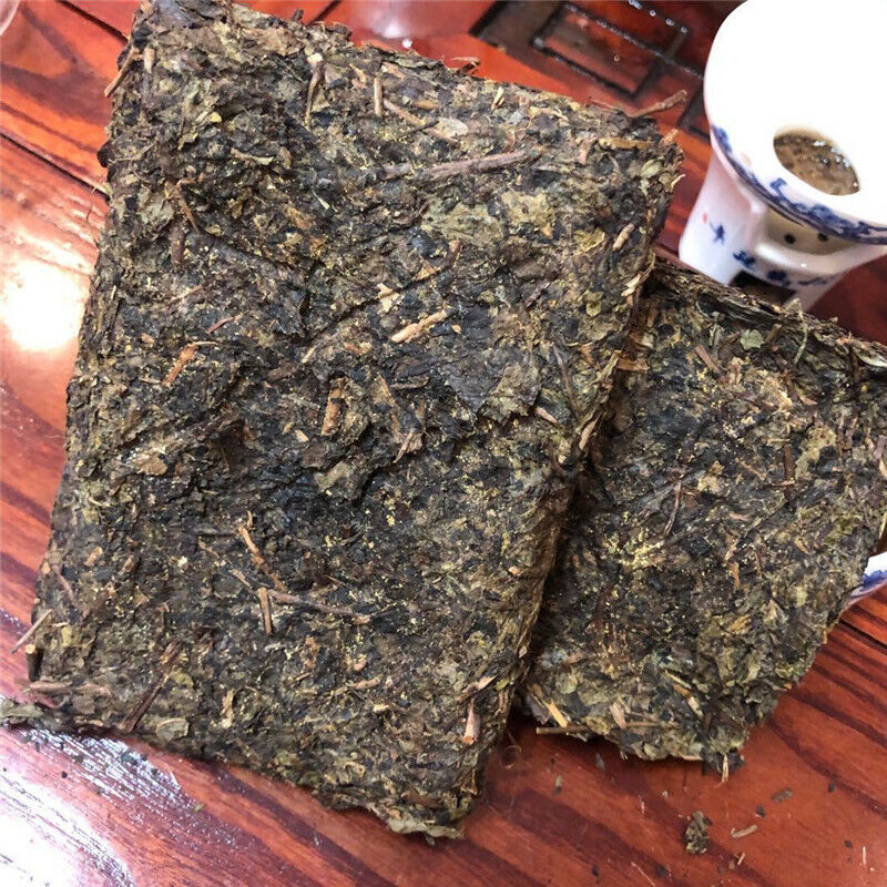 Organic Baishaxi Dark Tea Fu Zhuan Brick Tea China Anhua Black Tea Fu Cha 300g