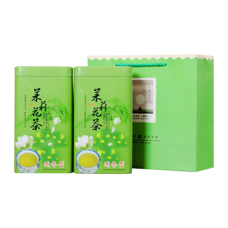 HelloYoung New Tea Jasmine Tea Strong Fragrant Cans Loose Green Tea Leaves Herbal Tea