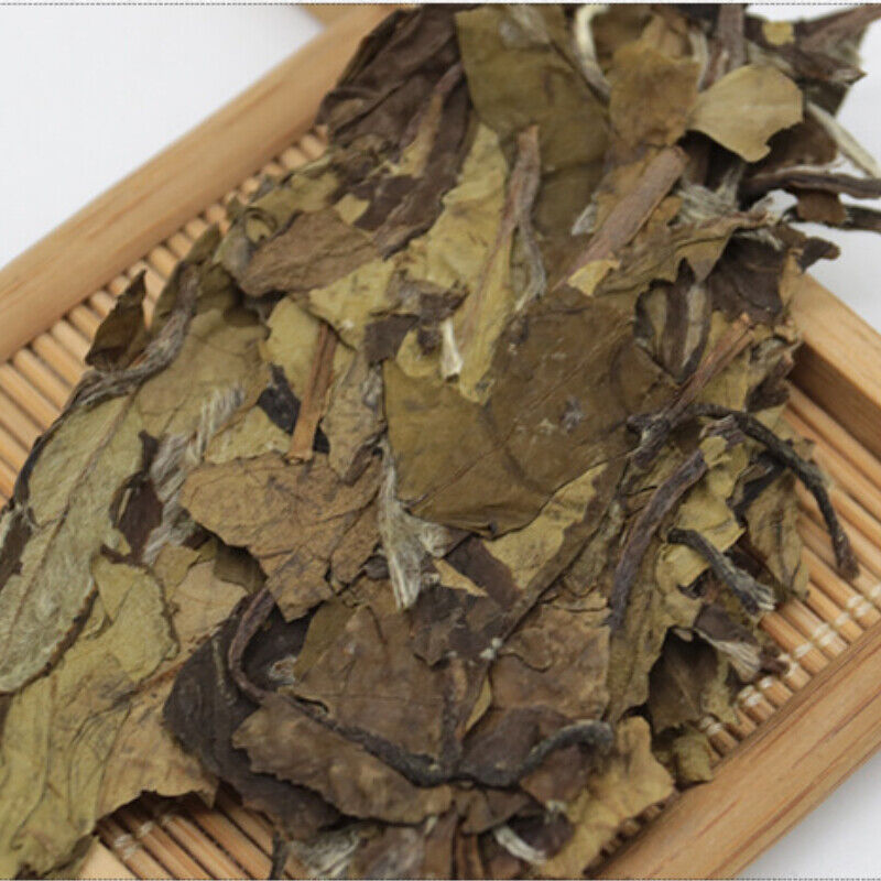 HelloYoung Floral Fragrance Tea Healthy Drink 300g Fuding White Tea Cake Shoumei Green Tea