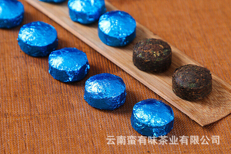 500g Yunnan Pu'er Tea Mini Seven Colored Small Golden Tuo Nuoc Xiang Ripe Tuo