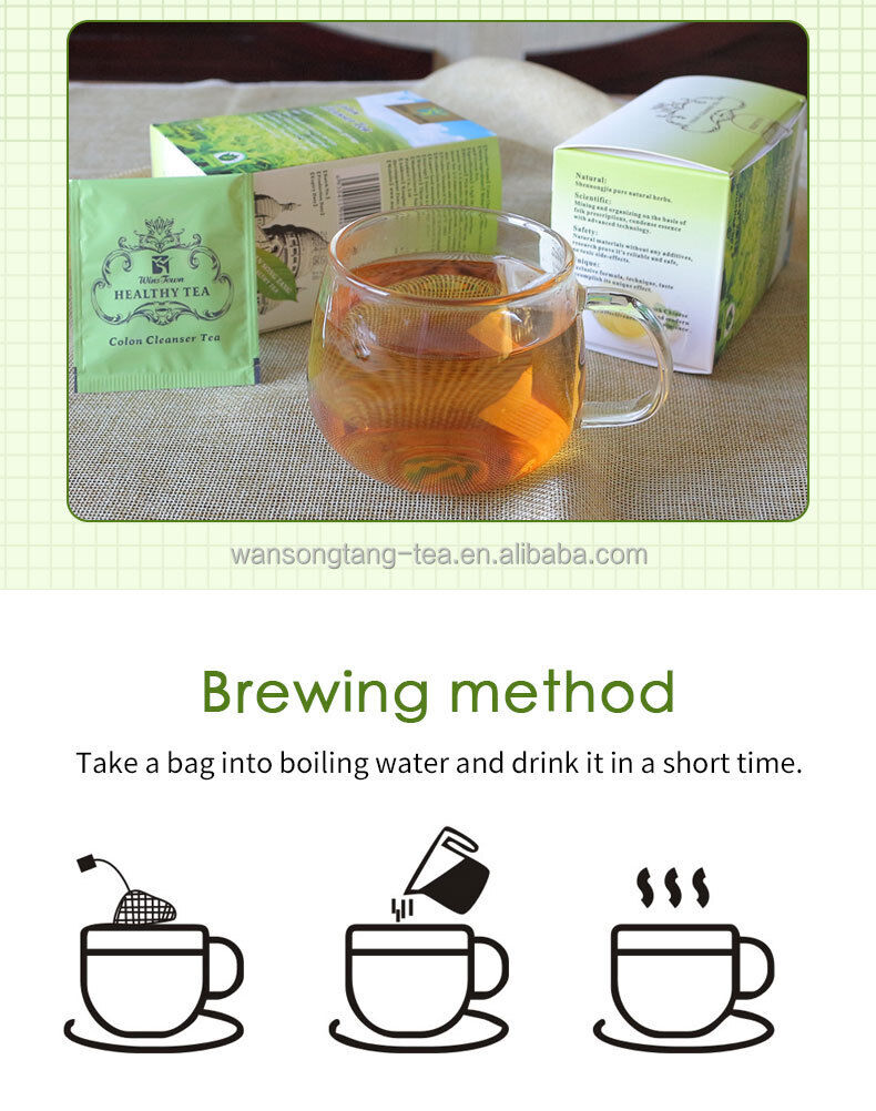 Nature Organic tea slimming Natural Herbs detox beauty Deep Cleansing 2.5g*20