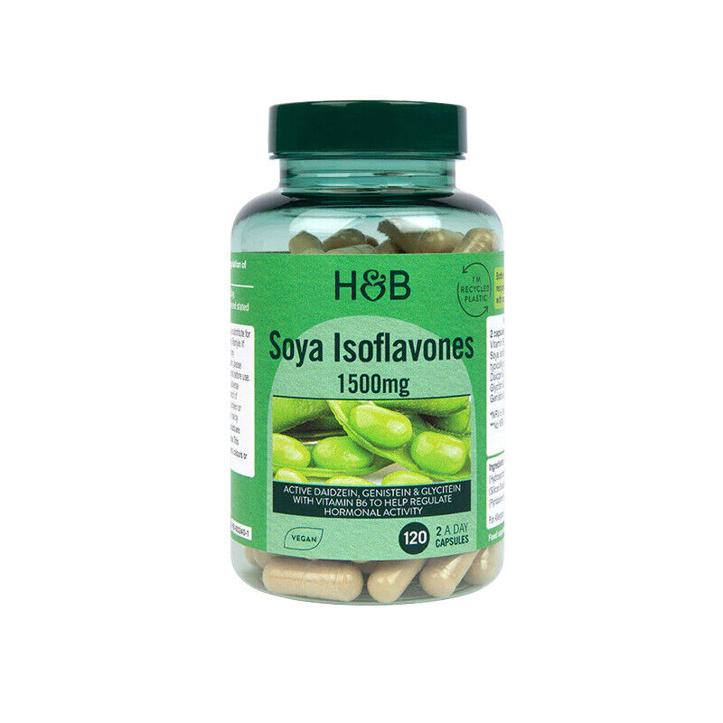HollandBarrett HB Soy Isoflavone Capsules From The UK 120 Pills of Estrogen
