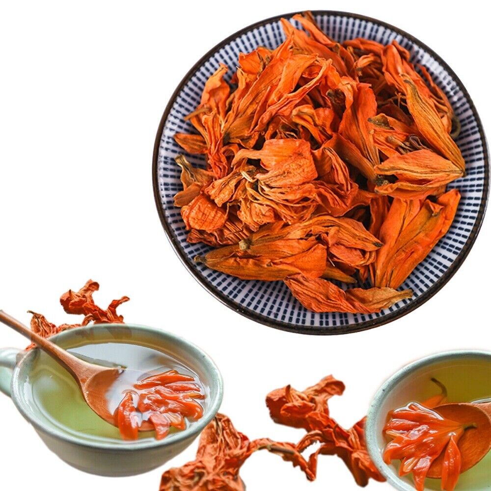 Dried Lily Flower Tea Handpicked Premium Natural Wellness Herbal Loose ...