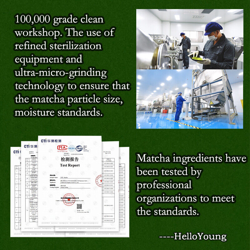 Matcha Green Tea Powder, Premium Matcha Powder Delicious Matcha Latte Powder
