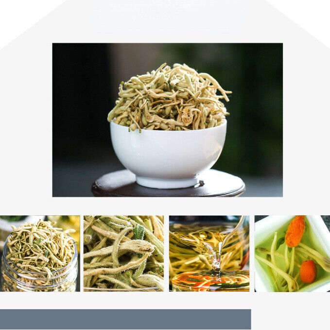 HelloYoung Natural Honeysuckle Healthy Herbal Tea Jinyinhua Chinese Organic Flower Tea 40g