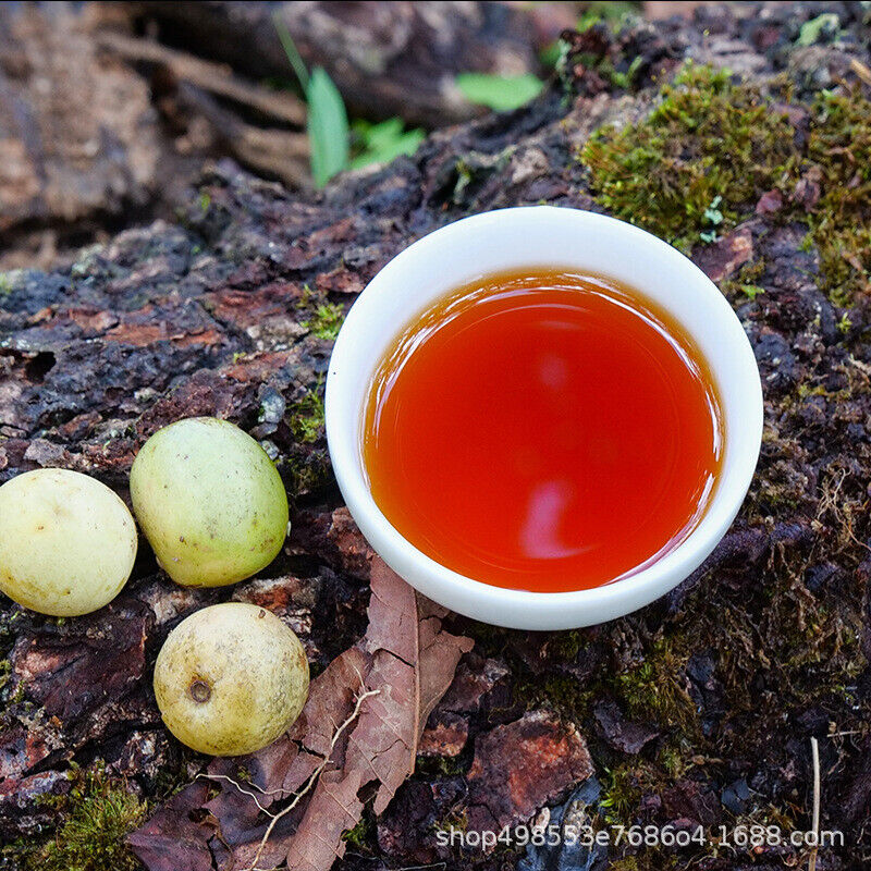 HelloYoung Zhonghong Yin Yiwu Zhangxiang Pu'er Ripe Tea Yiwu Daye Pu'er Ripe Tea Cake 357g