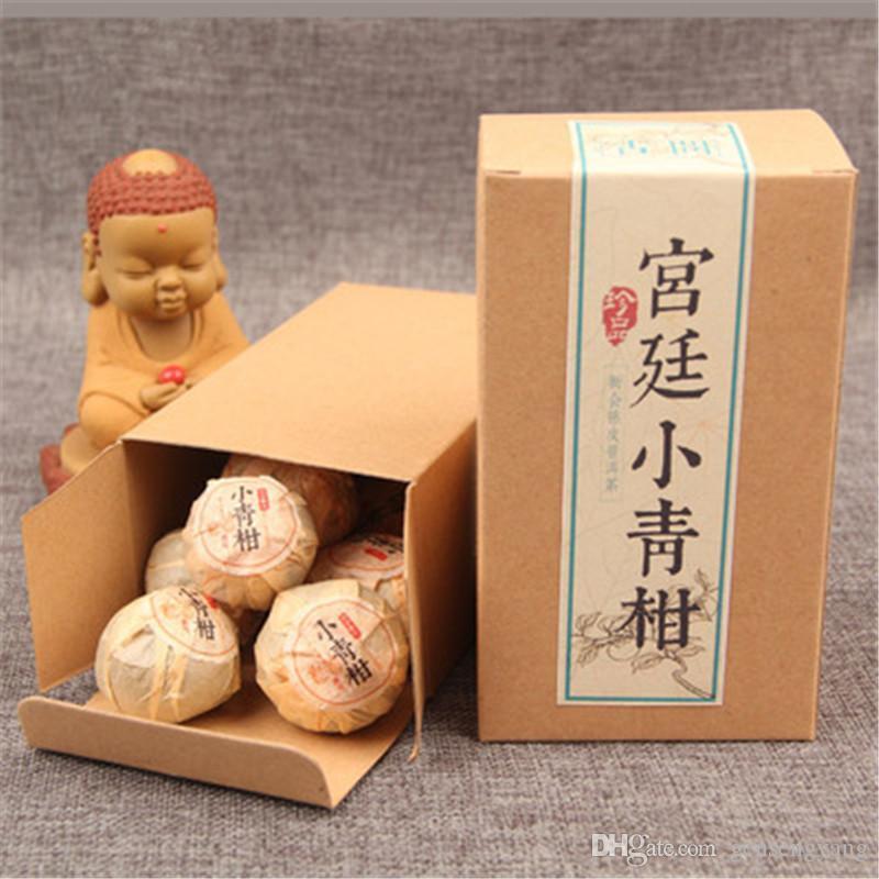 HelloYoung Small Green Mandarin Black Tea Healthy Drink Organic Tea Yunnan Pu Erh Tea 100g