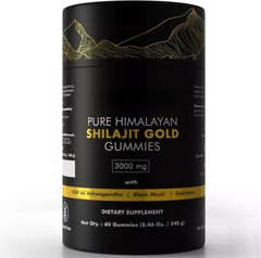 Immune Support Himalayan Shilajit Gummies Ashwagandha,Chaga Mushroom Healthy