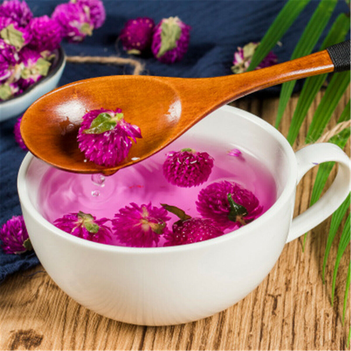HelloYoung Flos Gomphrena Globosa Flower Tea Traditional Preserved Flower Tea
