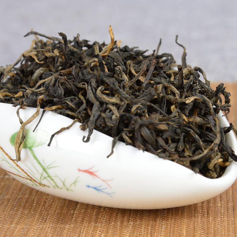 HelloYoung 500g Yunnan Fengqing Dian Hong Mao Feng Ancient Tree Dian Hong KungFu Black Tea