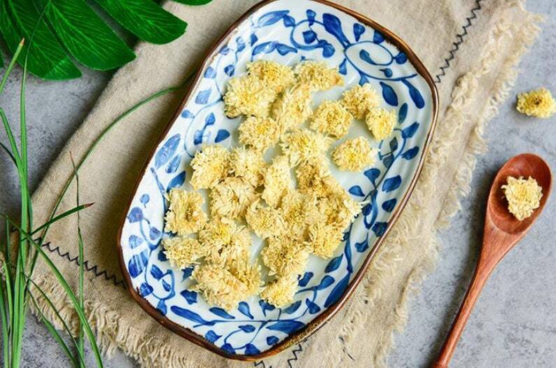 Organic Dried Chrysanthemum Buds Tea Relieve Stress High Quality
