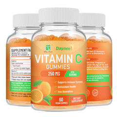 Vitamin C Vegan Gummies Natural Orange 60 Vegan Capsules