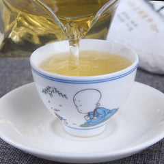 HelloYoung 357g Raw Tea Cake Yunnan Pu'er Tea 曼松 357克生茶饼茶云南普洱茶曼松王子山收藏级古树