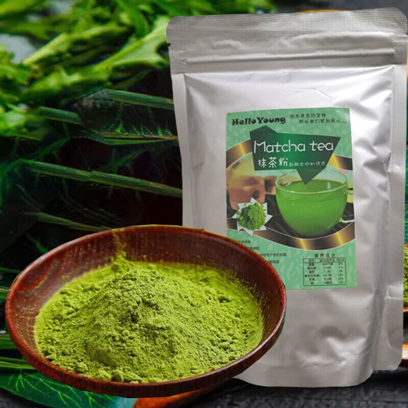 250g/8.8oz Organic Pure Instant Matcha Powder DIY Dessert Slimming Products