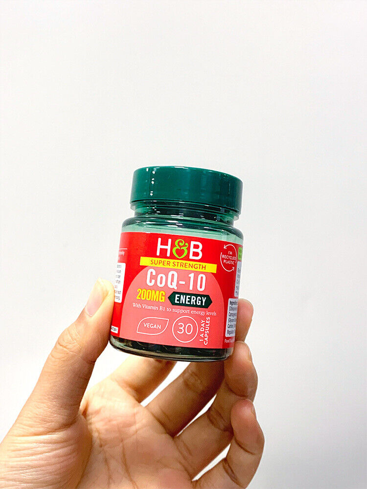 Holland Barrett HB Coenzyme Q10 Soft Capsules 200mg UK 30 Capsules