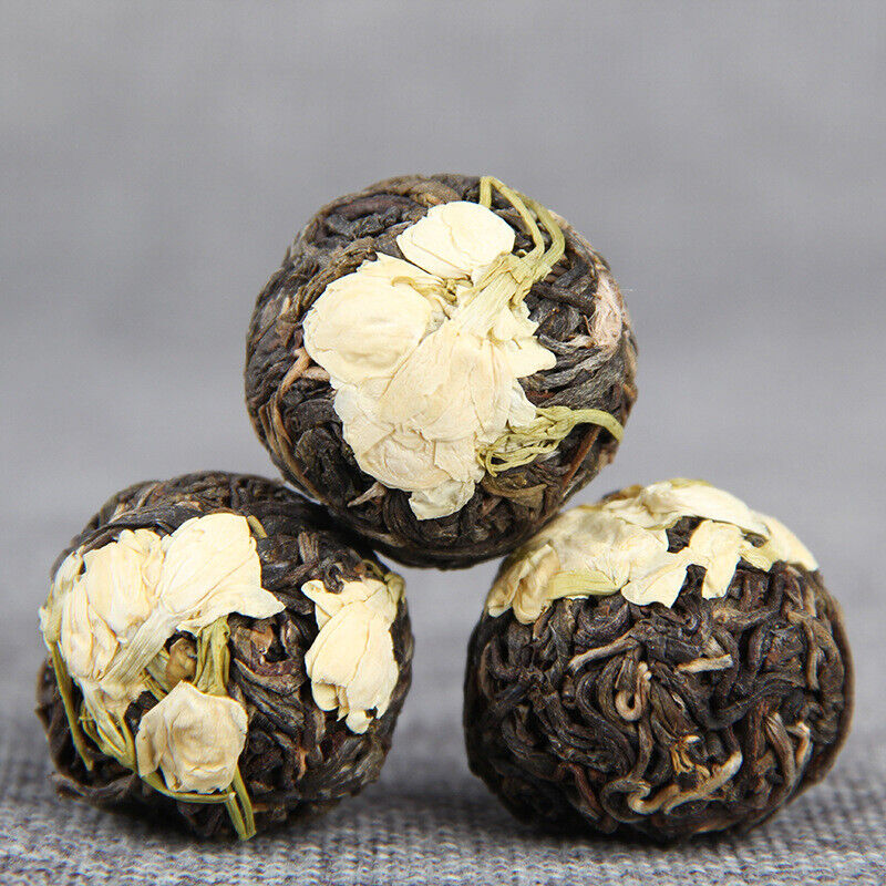 HelloYoung Pu'er Dragon Ball Raw Tea Ancient Tree Flower Pu-erh 500g Chinese Tuocha Jasmine