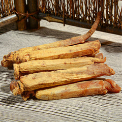 HelloYoung Dry Ginseng Root Red Ginseng Root 10 Years Chinese Herbs Health Food Herbal Tea