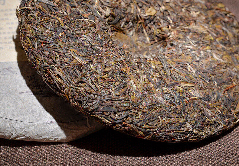 Puerh Tea Raw Tea Cake Smooth Bamboo Liang Zi Raw Tea Cake Pu'er Cake Tea 357g