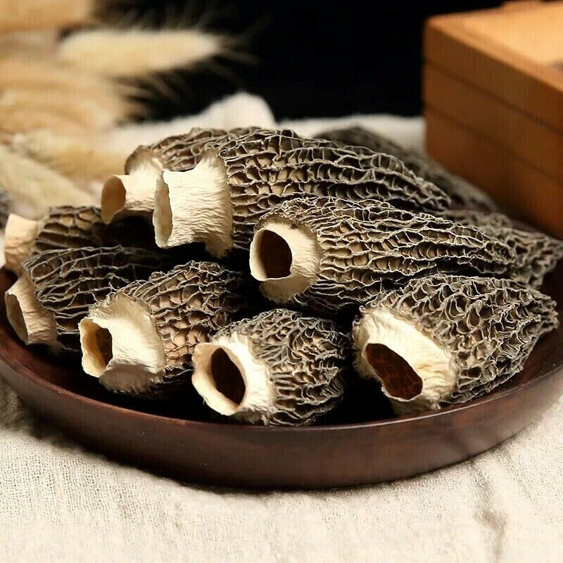 HelloYoung High Quality MOREL-DRIED-MUSHROOMS Natural Chinese Specialty Original 50g 羊肚菌