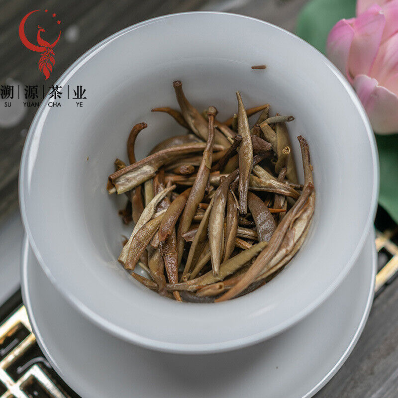 HelloYoung 200g Yunnan Tea Cake White Hair Silver Needle TeaJinggu White Bud Silver Bud
