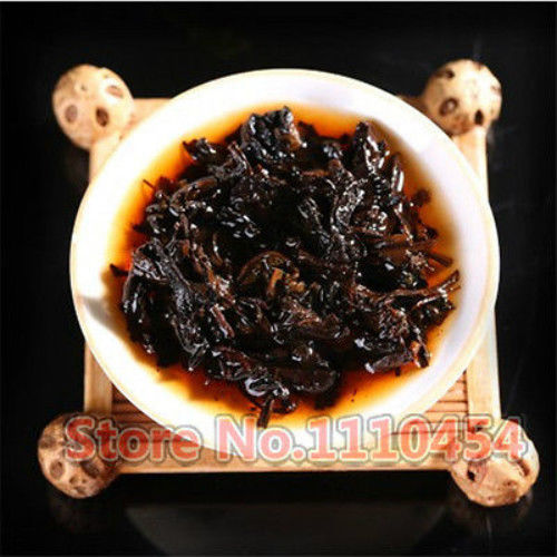 HelloYoung250g Old Puer Tea Health Care Pu'er Brick Pu er Black Tea Pu-erh Tea Ripe Puerh 云南普洱